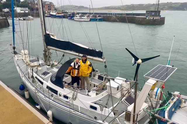 The couple expect to save £6,000 a year after purchasing their boat, called Moonlighting