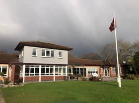 The clubhouse at Knowle Golf Club