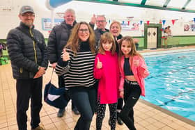 Members and supporters of Jubilee Pool in Knowle get ready for the 24-hour swimathon