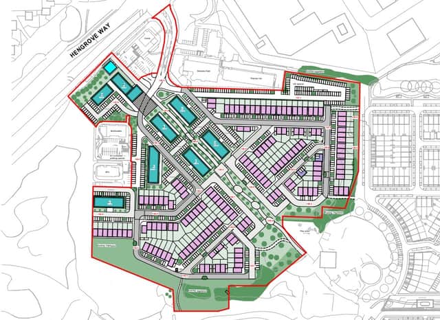 Approved layout for the development at Hengrove Leisure Park