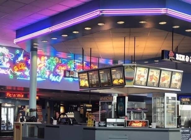 <p>The neon foyer at Showcase Avonmeads is under threat due to a refurbishment</p>
