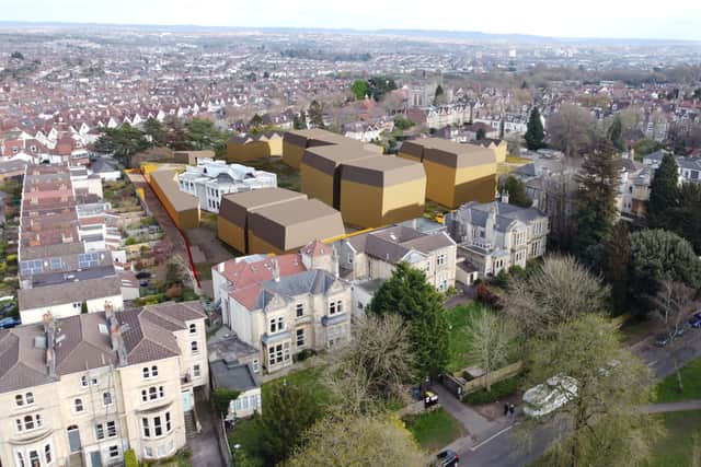 How the development of the St Christopher’s School might look, according to new impressions commissioned by local campaigners SCAN