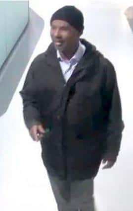 The man police want to identify over the sexual assault