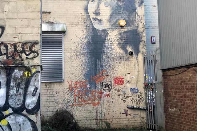  Eagle-eyed walkers will find Banksy’s ‘Girl with a Pierced Eardrum’ mural close to the SS Great Britain