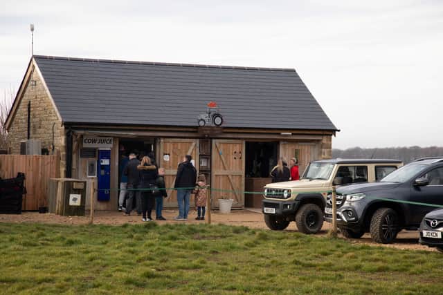 Jeremy Clarkson's Diddly Squat Farm Shop which has reopened after closing for a brief period of time