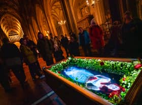 The Ophelia installation at St Mary Redcliffe Church (photo: Chris Cooper/ ShotAway/ www.ShotAway.com)