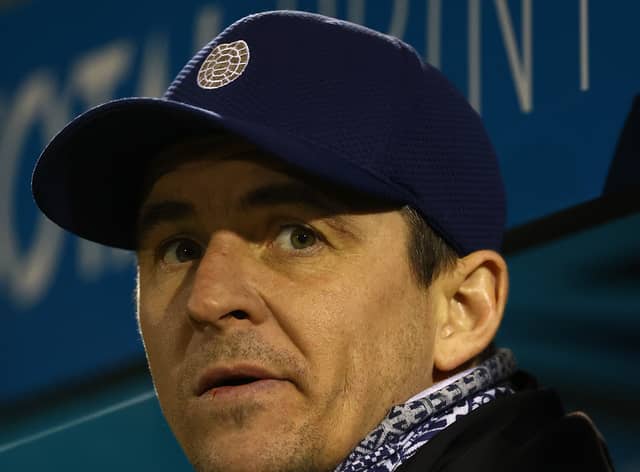 Joey Barton’s transfer plans hinge on an issue being resolved. (Photo by Michael Steele/Getty Images)