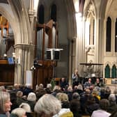 Save Bristol Zoo campaigners held a meeting about the future of the site at Christ Church in Clifton