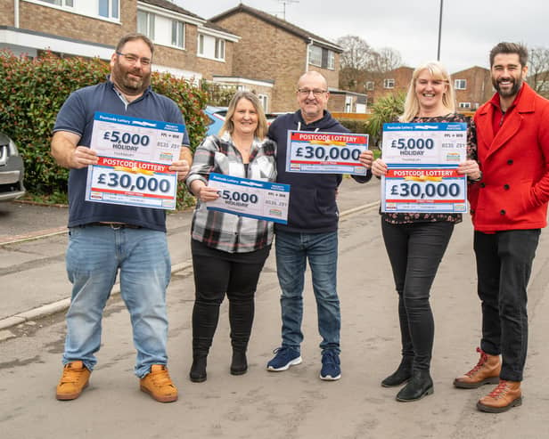 Four residents in Thornbury have won £140,000 between them with the People’s Postcode Lottery.
