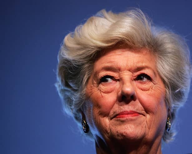 Former Speaker of the House, Betty Boothroyd.  (Photo by Scott Barbour/Getty Images)