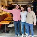 L-R (Rich West, Kit Carnell, Steve Cownie) - Chance & Counters, the board game bar/café group founded in Bristol, will open a new flagship site on Gloucester Road in Bristol in April 2023