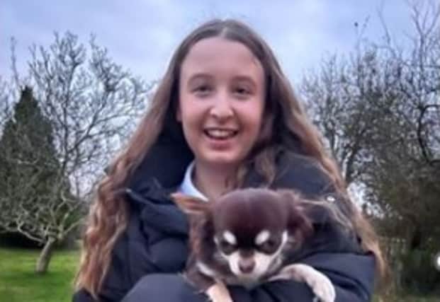 April was last seen at home in Whitchurch - if you see here call 999