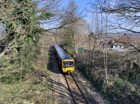 The first of two railway crossings is Ashley Hill where, if you wait long enough, you can see a Severn Beach train making its way to or from the former seaside resort on the single track line.