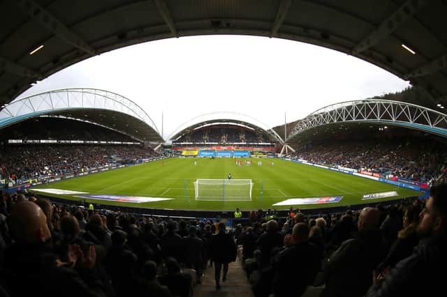 The John Smith’s Stadium will host Huddersfield Town and Bristol City. (Photo by Ashley Allen/Getty Images)