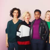 Indira Varma, Kate Ashfield, Rakie Ayola and Claudie Blakley star in an emotional drama series about breast cancer (Credit Breast Cancer Now)