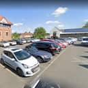 The car park next to the surgery at Westbury Hill 