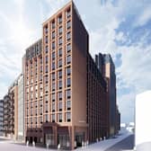 A CGI of how the new student accommodation will look