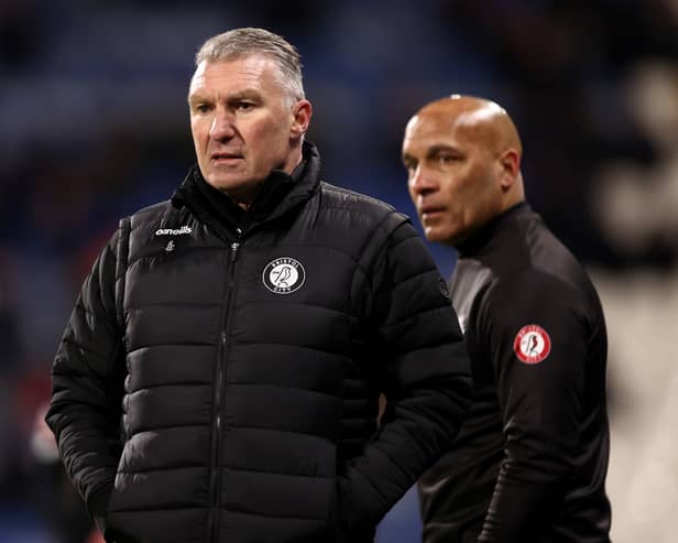 Nigel Pearson believed Bristol City should have been awarded a penalty. (Photo by Naomi Baker/Getty Images)
