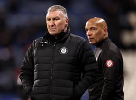 Nigel Pearson will be cautious with Alex Scott after he was injured on international duty. (Photo by Naomi Baker/Getty Images)
