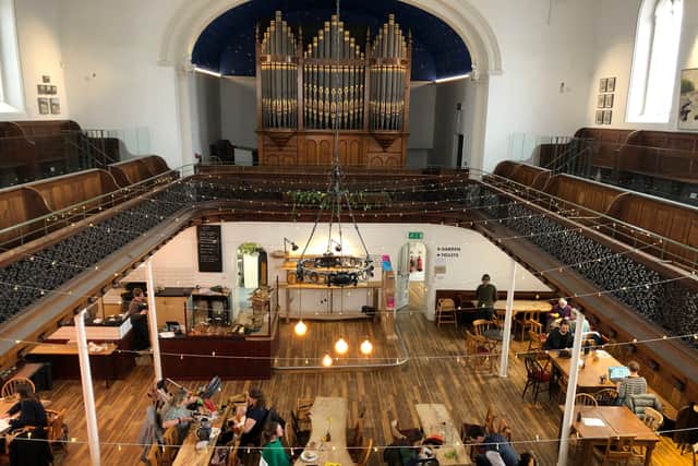Rye Bakery cafe occupies a converted chapel in Frome