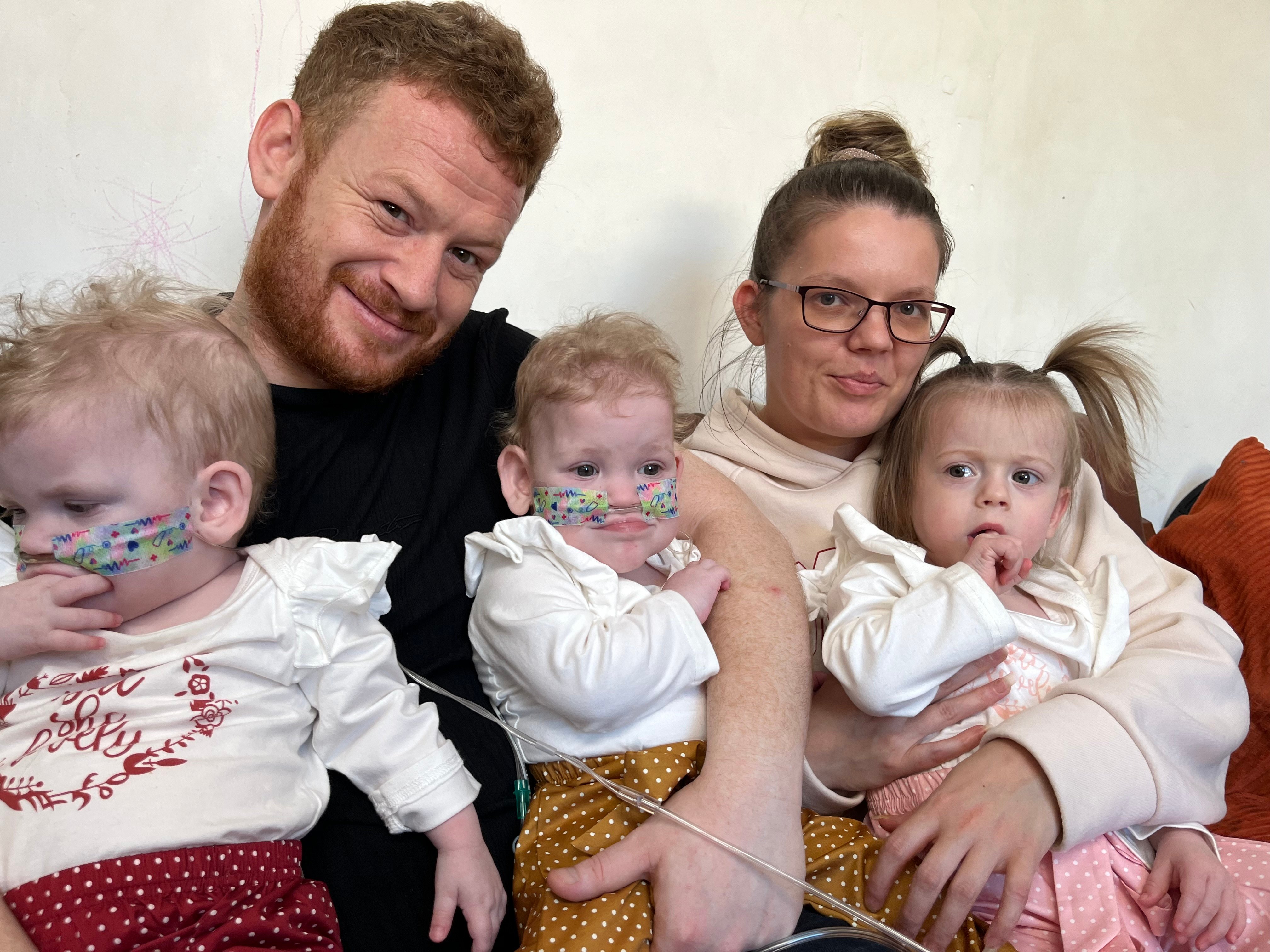 Meet the inspirational triplets from Bristol born three weeks after mum ...