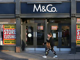 M&Co are closing all their 170 stores this year putting 1910 jobs at risk after they went into administration for a second time in two years. (Photo by Martin Pope/Getty Images)