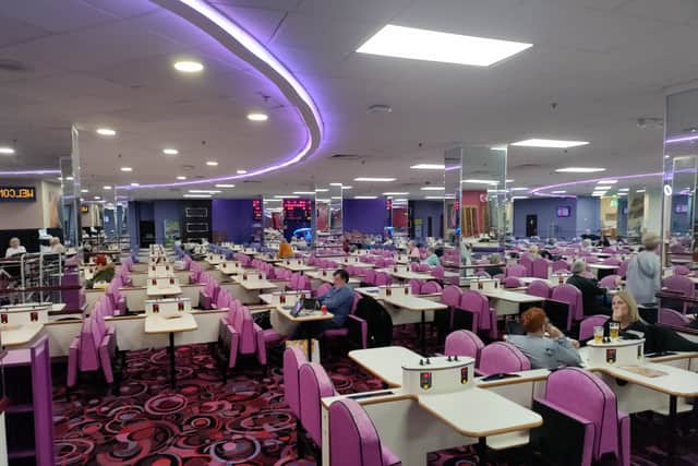 Around 200 people were inside Club 3000 bingo hall on a midweek lunchtime