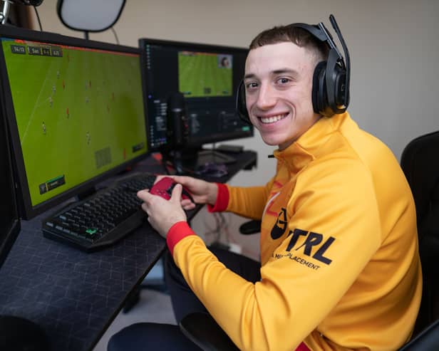 Alex Shaw, 24 of Derby who plays FIFA for a living 