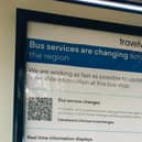 Bus timetables have yet to appear at bus stops after the major changes introduced on April 2