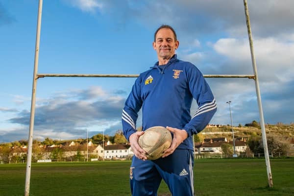 Robin Tremlett, who has played his 1000th game for Broad Plain Rugby Club based in Bedminster