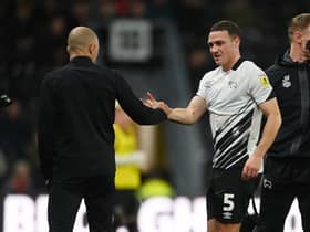 James Chester is a doubt for Derby County. (Photo by Michael Regan/Getty Images)