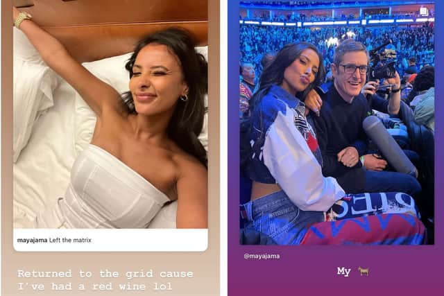Maya also commented on some of the photos she posted to the grid. (Photo Credit: Instagram/mayajama)