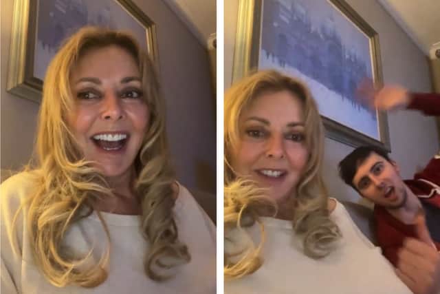 Carol Vorderman took to Instagram Live after she watched the show with her son, Cameron, 26. (Photo Credit: Instagram/carolvorders)
