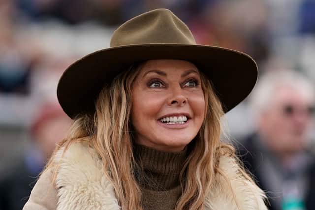 Carol Vorderman divides I’m A Celebrity... South Africa fans with ‘annoying habit.’ (Photo by Alan Crowhurst/Getty Images)