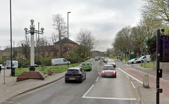 The turn off for Wells Road near Bristol Temple Meads - new bus lanes could be introduced along the busy route