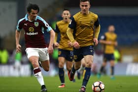 Joey Barton playing against Bristol City as a player for Burnley. (Photo by Jan Kruger/Getty Images)
