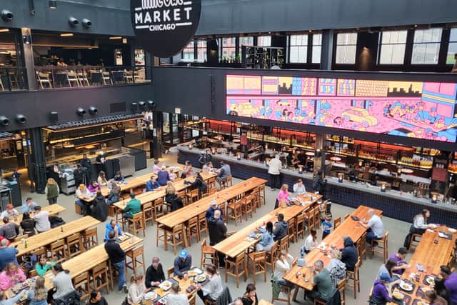 Time Out Market in Chicago is brimming with exciting food options (Photo: Claire Schofield)