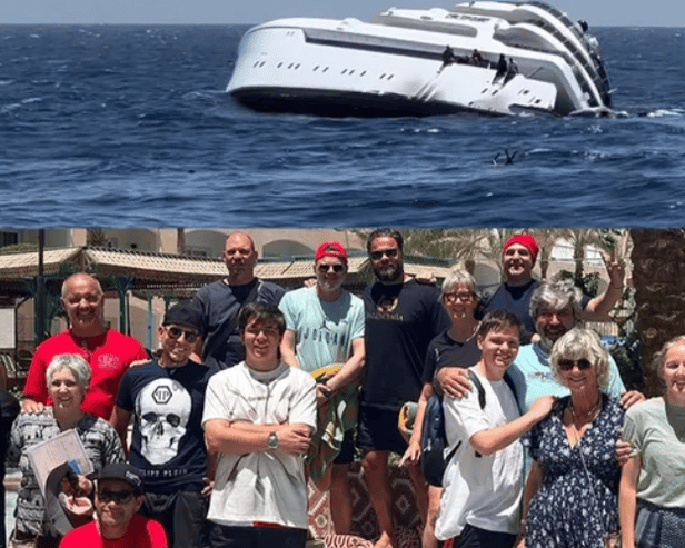 The divers are raising funds to replace all of their lost possessions and to initiate legal action against the company after their ship sank in the Red Sea. (Go Fund Me)
