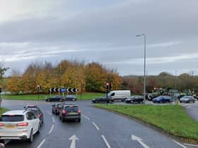 The crash happened on the Bristol side of the Hicks Gate roundabout in Keynsham