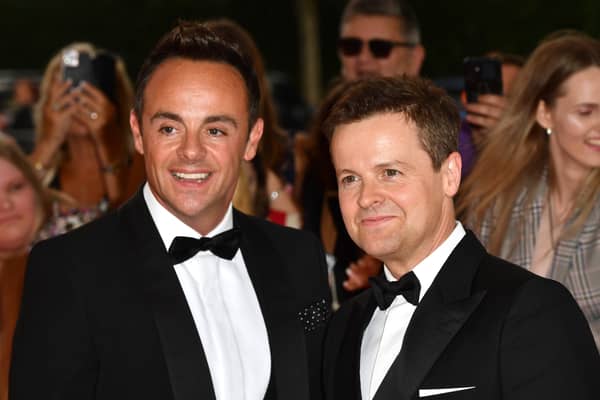 Presenting duo Ant & Dec have announced that their popular ITV show Saturday Night Takeaway is set to pause after the 2024 series. (Credit: Getty Images)