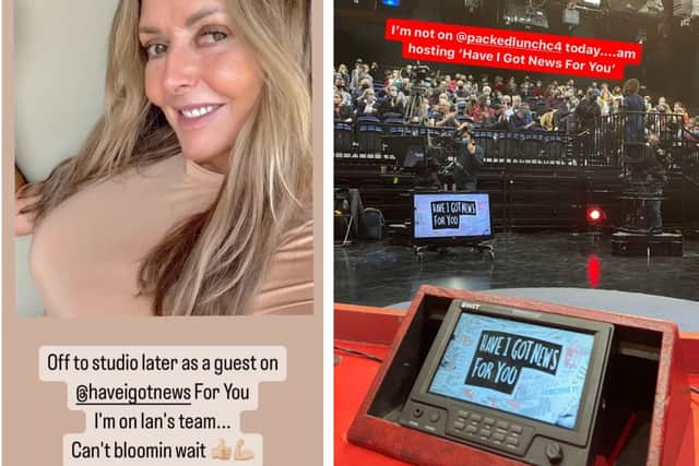 Carol Vorderman to appear on BBC show as she moves away from ITV. (Photo Credit: Instagrm/carolvorders/stephlunch)