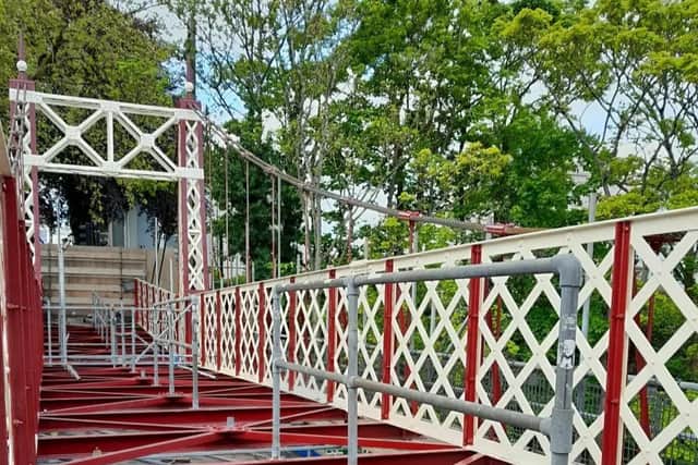 Work is almost complete on Gaol Ferry Bridge - with reopening in the ‘coming months'