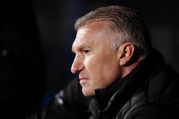 Bristol City manager Nigel Pearson looks on during a match