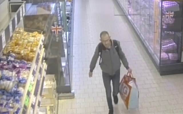 Police want to speak to this man over the theft of food from the Lidl store in Brislington