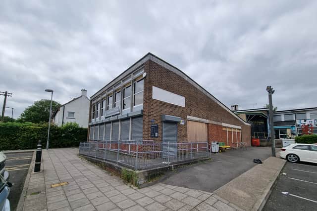 The closed Southmead Library - which was shut to allow Aldi to expand