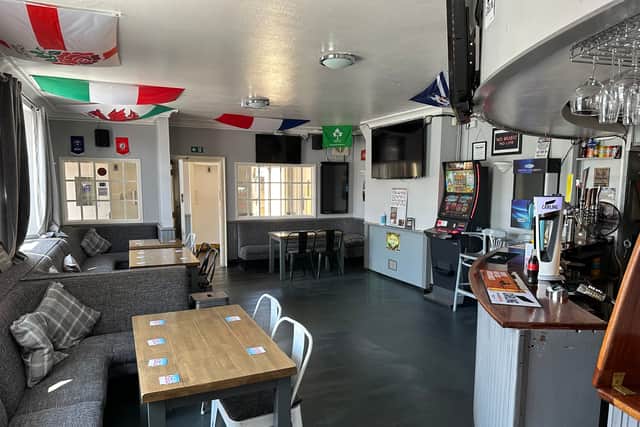 Inside the refurbished bar area at The Treble Chance in Southmead