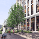 The reinstated Barr’s Street will be a pedestrianised street cutting through the new development at the former Debenhams site
