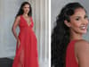 Maya Jama stuns  in semi-sheer red gown as she attends star-studded National Gallery summer party