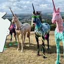 The map of locations for the unicorn sculptures as part of Unicornfest has been revealed