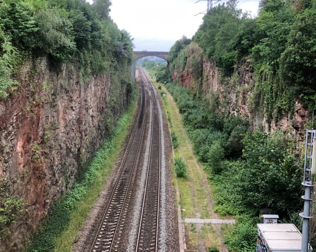 The railway line through St Annes where there is a campaign to reopen a station